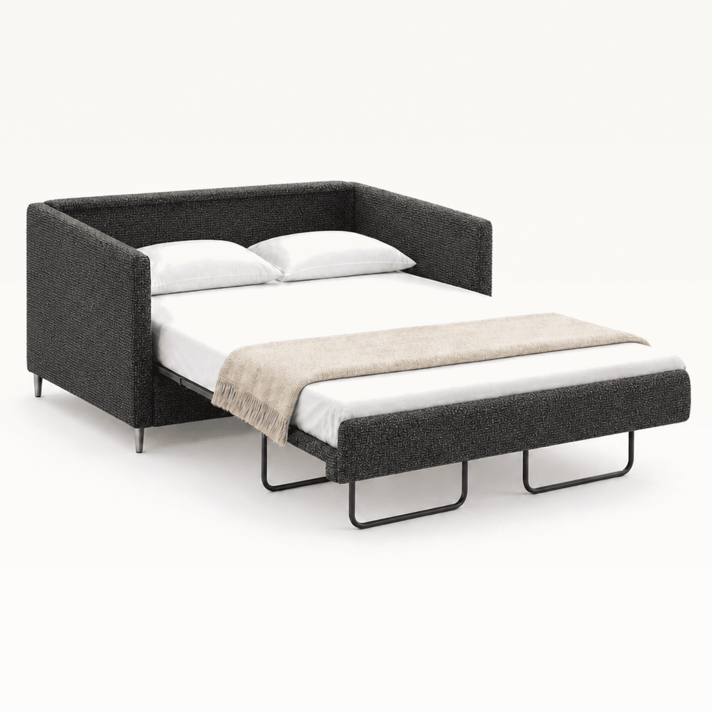 Erika Queen Sleeper Sofa Rene 04 bed extended studio view