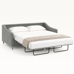 Ethos Queen Sleeper Sofa in Harmony 72 variant open front view - queen sleeper sofa by Luonto - Whats New Furniture Portland OR