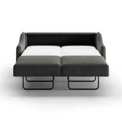 Ethos Queen Sleeper Sofa in Oliver 515 open sleeper view - queen sleeper sofa by Luonto - Whats New Furniture Portland OR