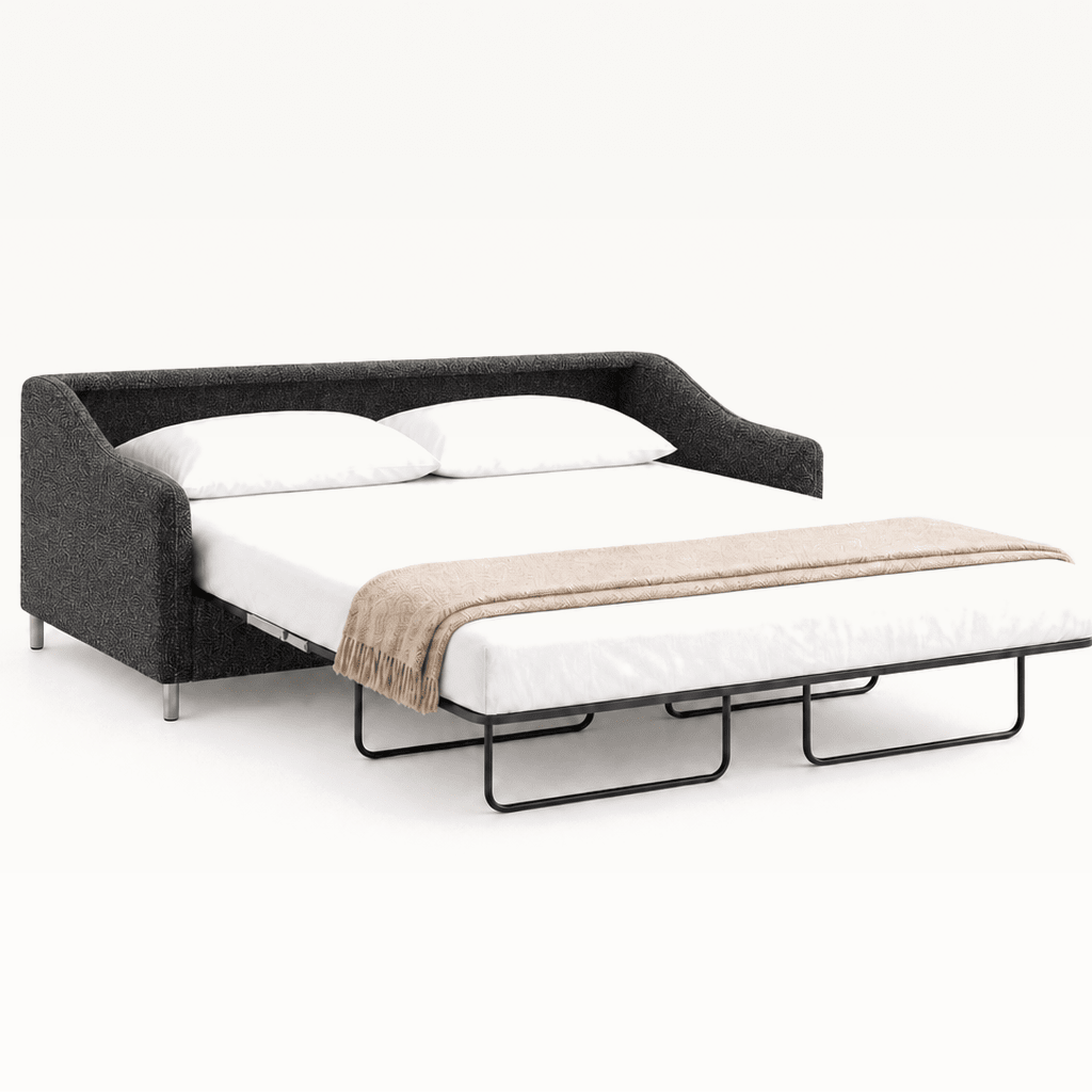 Ethos Queen Sleeper Sofa Rene 04 bed extended studio view