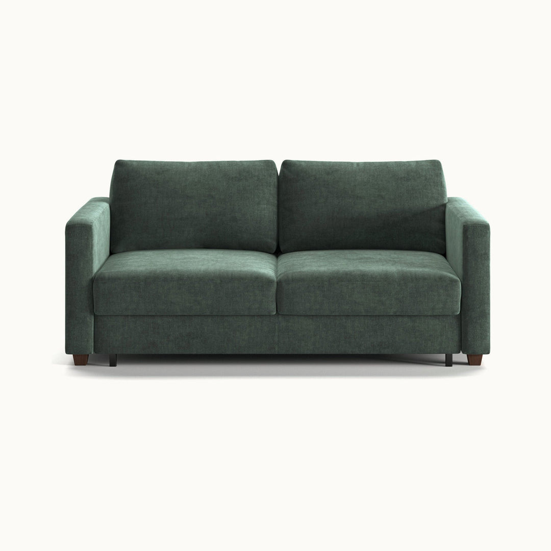 Fantasy Queen Sleeper Sofa in Glamour 12 — closed sofa, front view - queen sleeper sofa by Luonto - Whats New Furniture Portland OR
