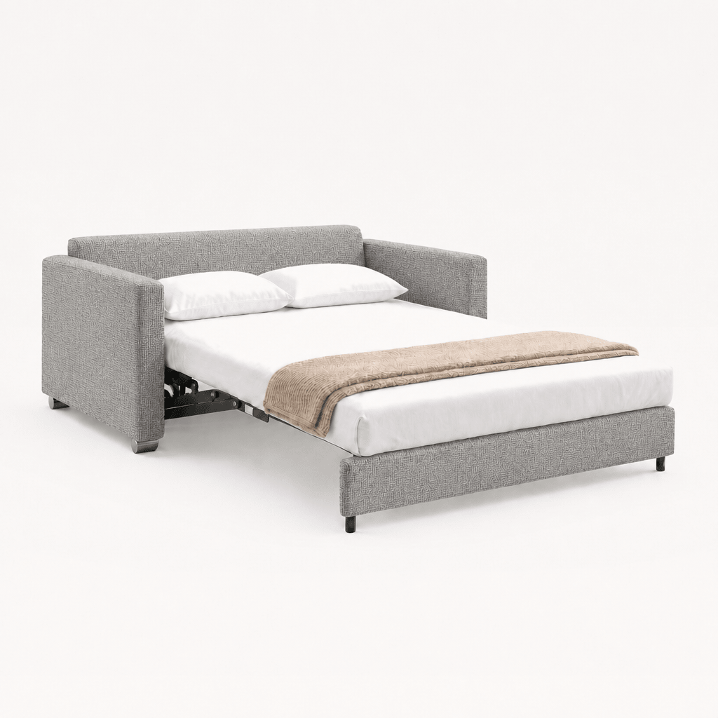 Fantasy Queen Sleeper Sofa Rene 01 bed extended studio view