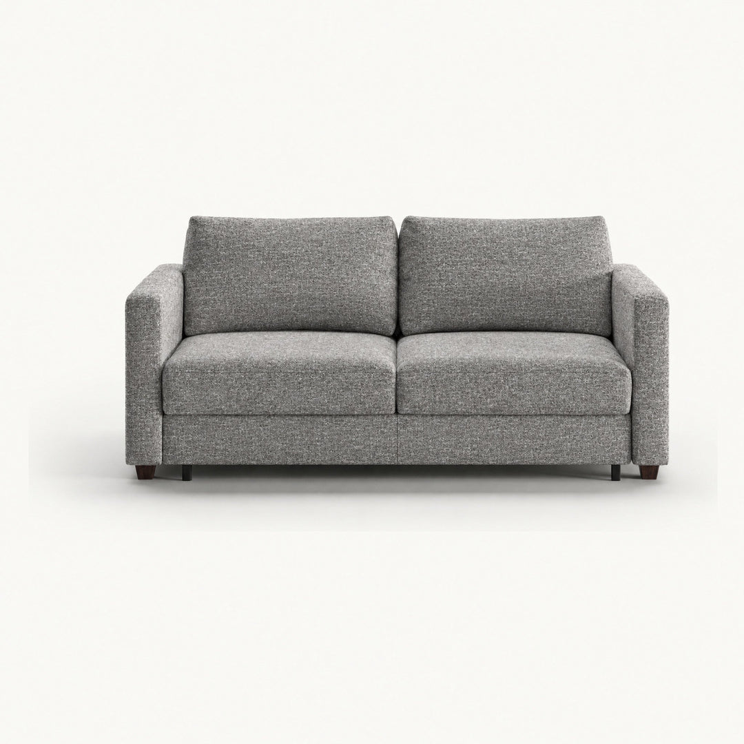 Fantasy Queen Sleeper Sofa in Rene 03 — closed sofa, front view - queen sleeper sofa by Luonto - Whats New Furniture Portland OR