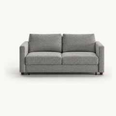 Fantasy Queen Sleeper Sofa in Rene 03 — closed sofa, front view - queen sleeper sofa by Luonto - Whats New Furniture Portland OR