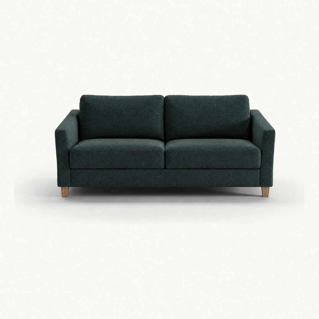 Monika Queen Sleeper Sofa in Glamour 12 — closed sofa, front view - queen sleeper sofa by Luonto - Whats New Furniture Portland OR
