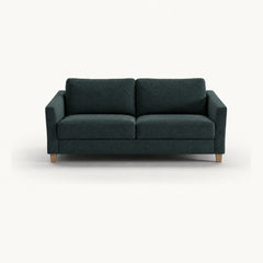 Monika Queen Sleeper Sofa in Glamour 12 — closed sofa, front view - queen sleeper sofa by Luonto - Whats New Furniture Portland OR