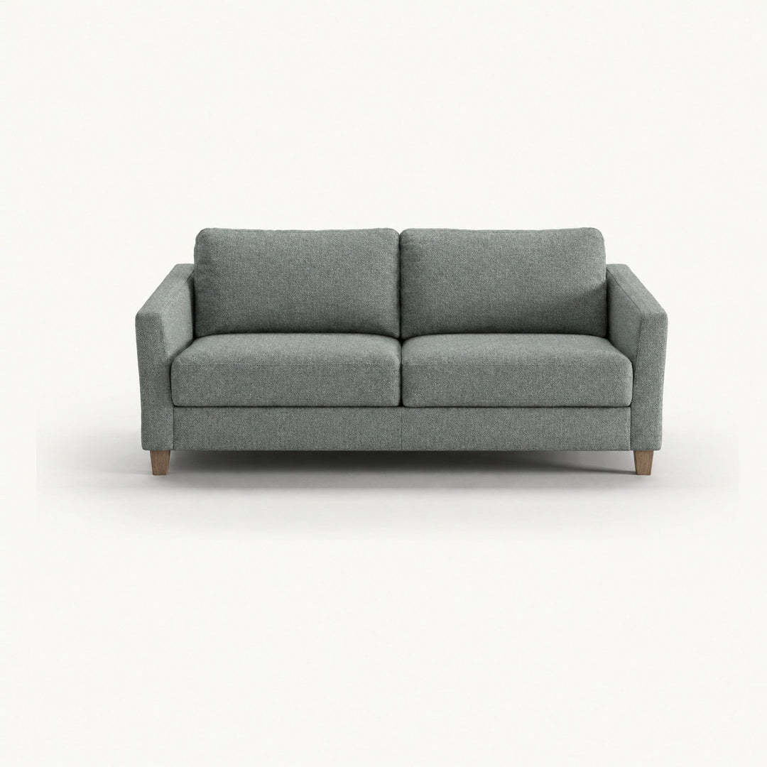 Monika Queen Sleeper Sofa in Harmony 72 — closed sofa, front view - queen sleeper sofa by Luonto - Whats New Furniture Portland OR