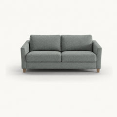 Monika Queen Sleeper Sofa in Harmony 72 — closed sofa, front view - queen sleeper sofa by Luonto - Whats New Furniture Portland OR
