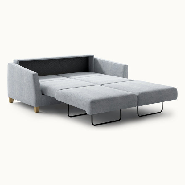 Monika Queen Sleeper Sofa — opened to a bed