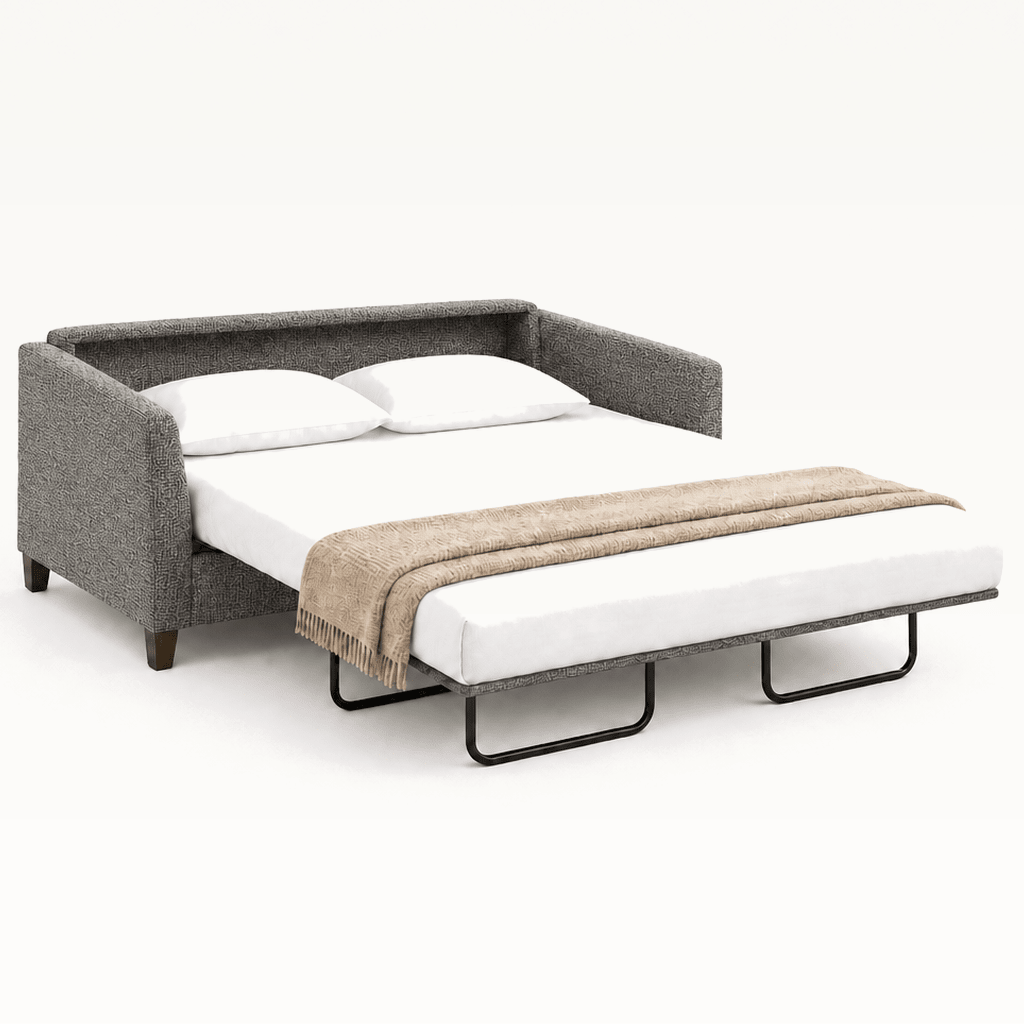 Monika Queen Sleeper Sofa Rene 03 bed extended studio view