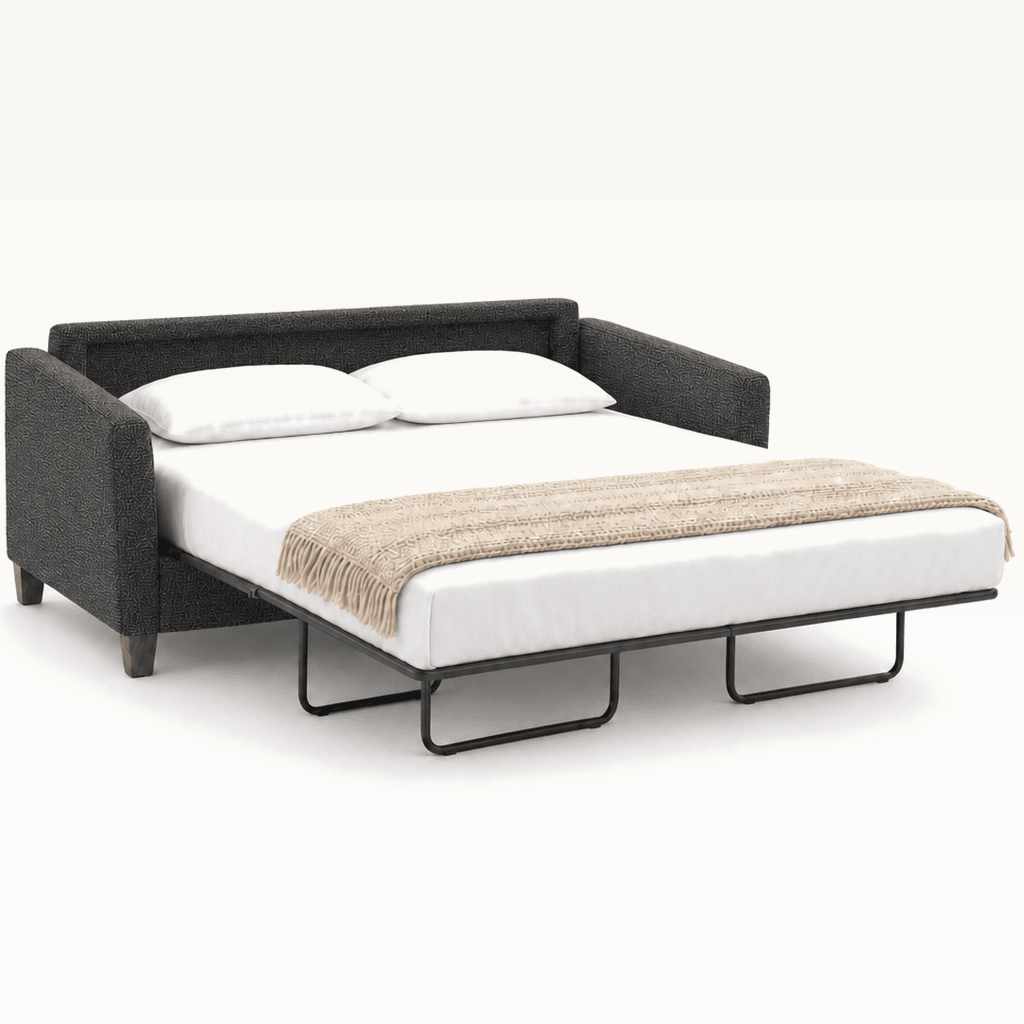 Monika Queen Sleeper Sofa Rene 04 bed extended studio view