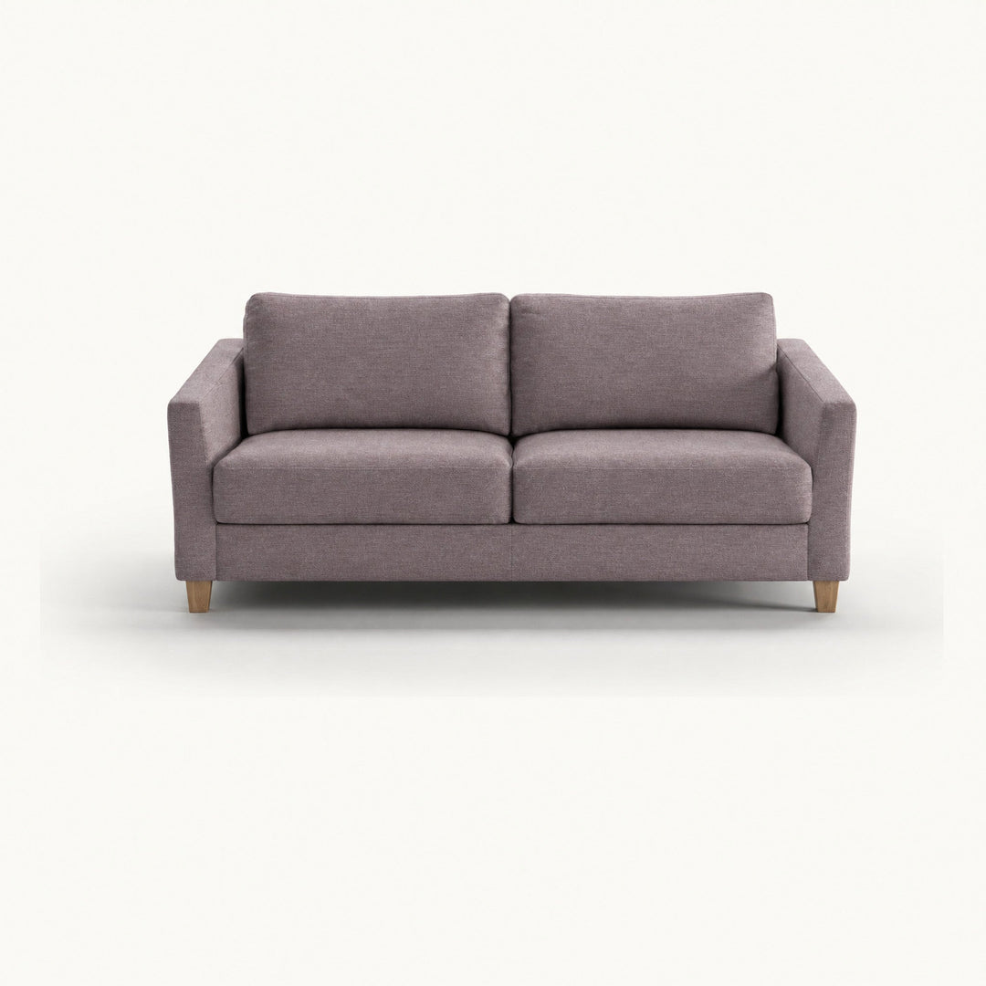 Monika Queen Sleeper Sofa in Yedi 394 — closed sofa, front view - queen sleeper sofa by Luonto - Whats New Furniture Portland OR