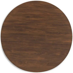 Lyncott Round Dining Table - back view - mid-century modern dining tables - Whats New Furniture Portland OR