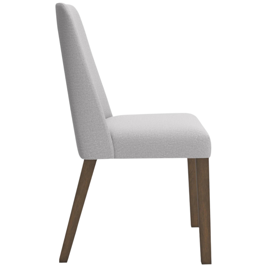 Lyncott Dining Chair in Grey side - upholstered dining chair by Ashley - Whats New Furniture Portland OR