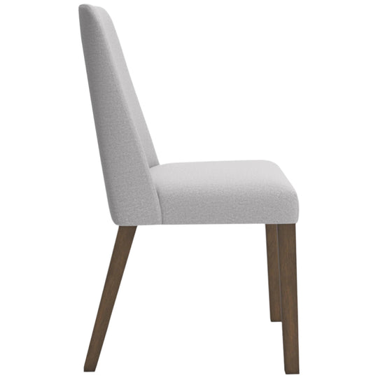Lyncott Dining Chair in Grey side - upholstered dining chair by Ashley - Whats New Furniture Portland OR