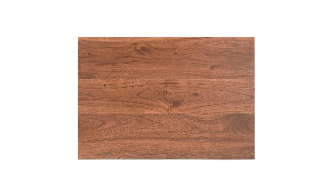 Madagascar Nightstand in Brown finish detail - brown live edge acacia nightstand by Moe&