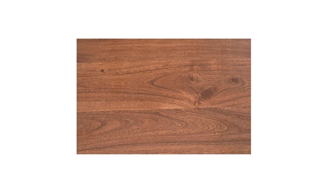 Madagascar Nightstand in Brown top detail - brown live edge acacia nightstand by Moe&