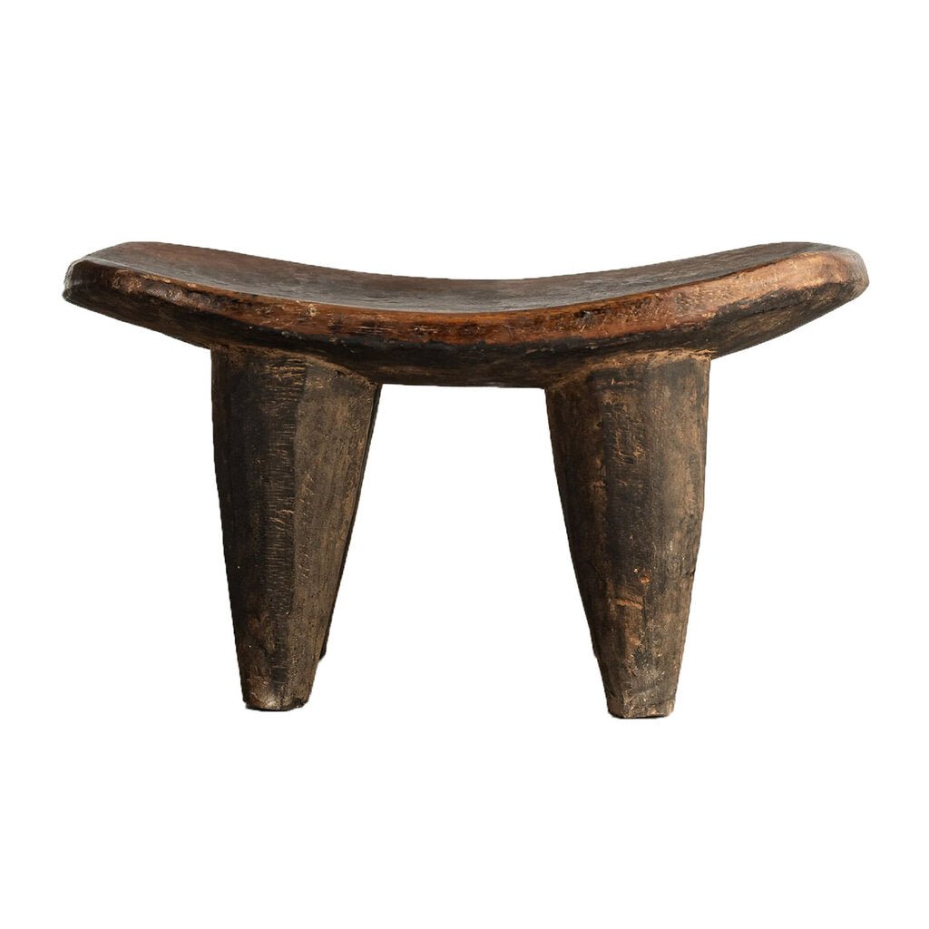 Vintage African Milking Stool - Whats New Furniture - Portland, Oregon