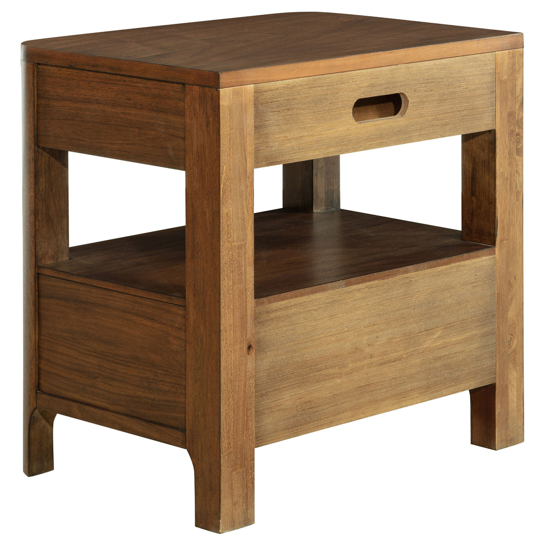 Maderia 2-drawer Nightstand Bedside Table Walnut - What&