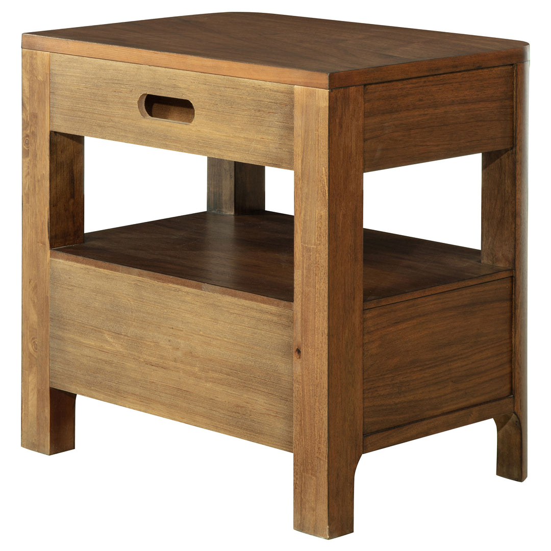 Maderia 2-drawer Nightstand Bedside Table Walnut - What&