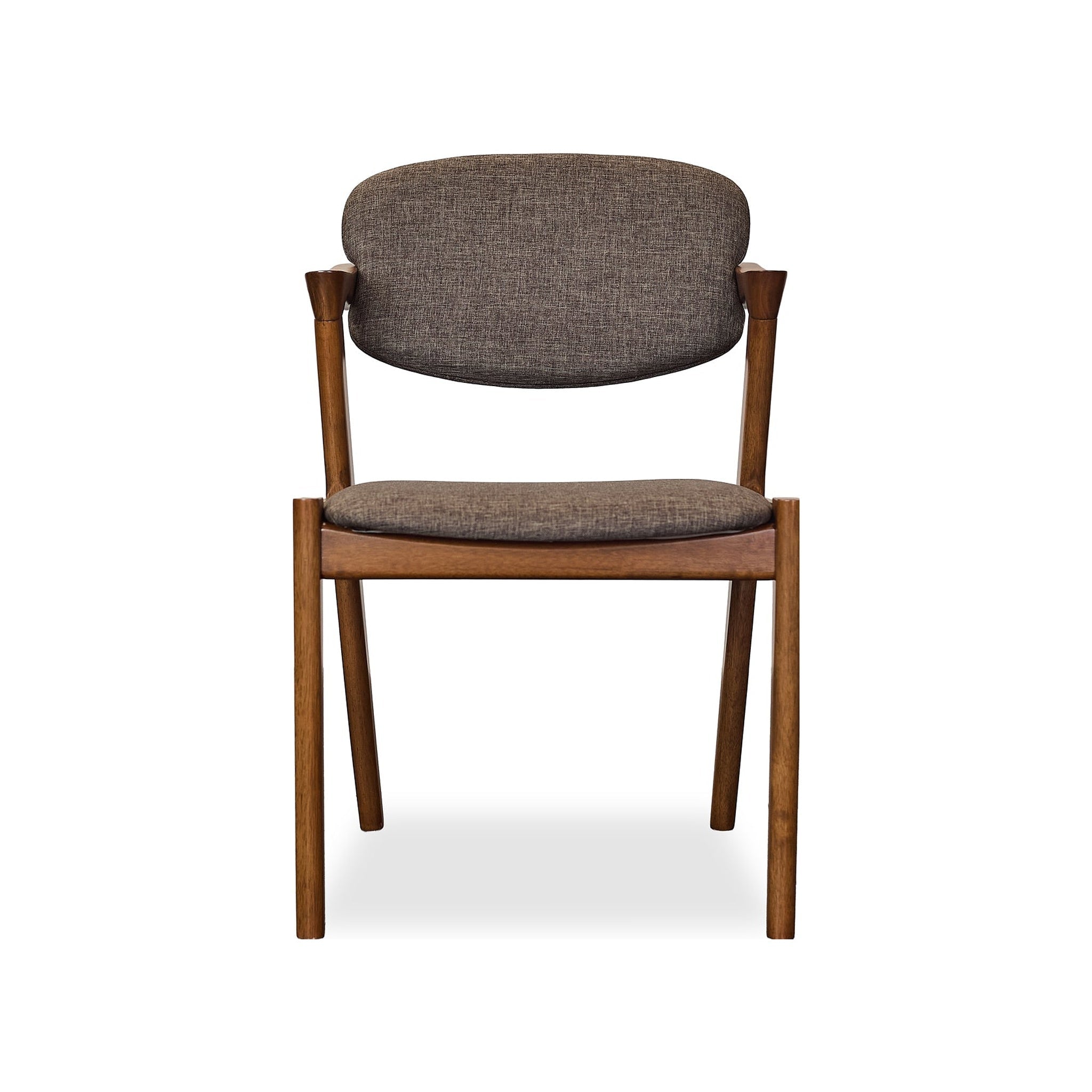 Malone Walnut Dining Chairs | Mid-Century Upholstered Set – What's