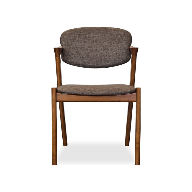 Malone Dining Chairs in walnut - Danish mid-century dining chair by Coaster - Whats New Furniture Portland OR