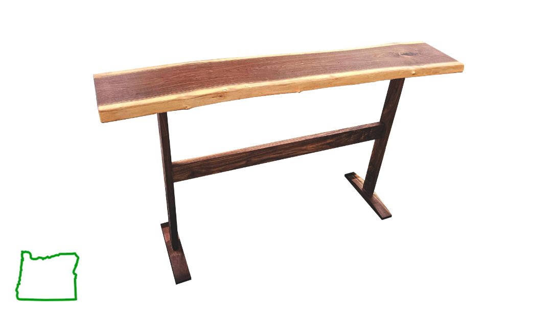 Locally Made Live Edge Console Table - Whats New Furniture - Portland, Oregon