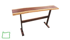 Locally Made Live Edge Console Table - Whats New Furniture - Portland, Oregon