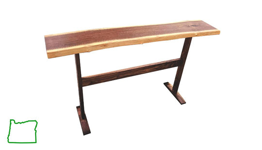 Locally Made Live Edge Console Table - Whats New Furniture - Portland, Oregon