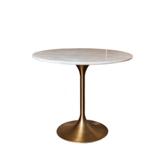 Marble Bistro Table w/2 Dining Chairs detail view - Whats New Furniture - Portland, Oregon