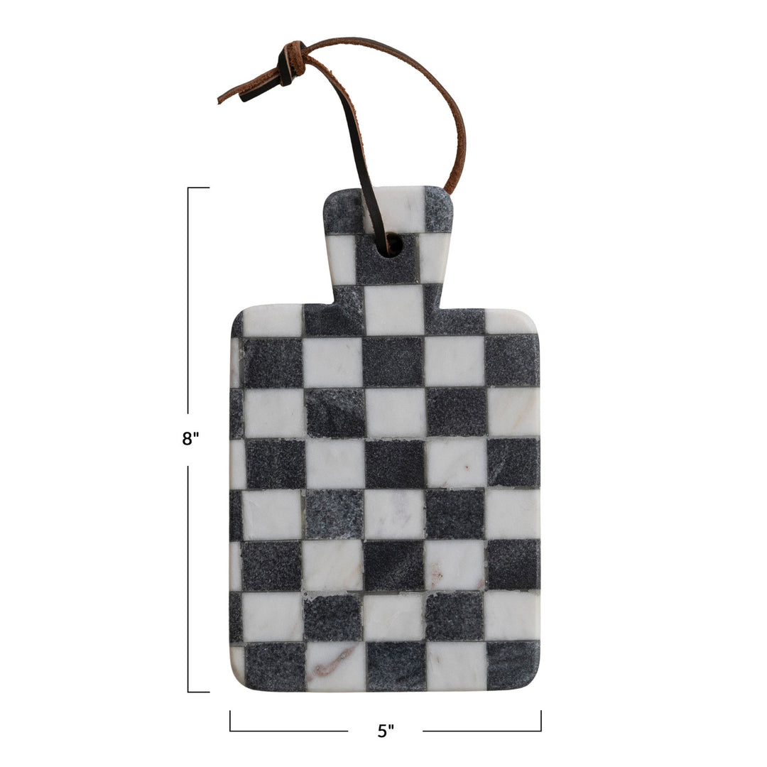 Cheese board dimensions, 8 inches long by 5 inches wide