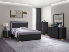 Marceline Dresser Mirror Black - What&