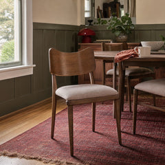 Marley Dining Chair in Alcala Wheat styled in Portland Ladd&