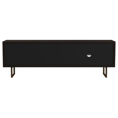 Marsden 2-door Mango Wood 70-inch TV Stand Charcoal Black - What&