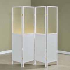 Mattison 4 Panel Room Divider detail view 4 - Whats New Furniture - Portland, Oregon