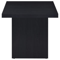 Max 2-piece Rectangular Coffee and End Table Set Black - What&
