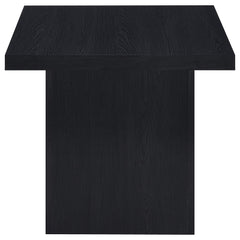 Max 2-piece Rectangular Coffee and End Table Set Black - What&
