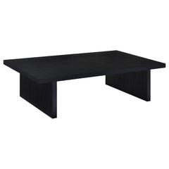 Max Rectangular Engineered Laminate Coffee Table Black - What&