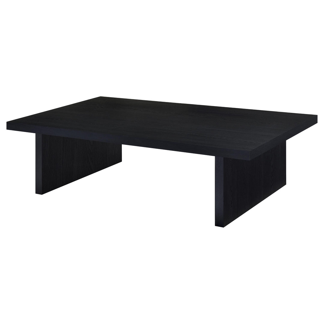 Max Rectangular Engineered Laminate Coffee Table Black - What&
