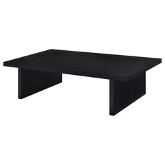 Max Rectangular Engineered Laminate Coffee Table Black - What&