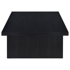 Max Rectangular Engineered Laminate Coffee Table Black - What&