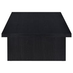 Max Rectangular Engineered Laminate Coffee Table Black - What&