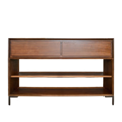 MCM 2 Drawer Console Table - Whats New Furniture - Portland, Oregon