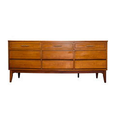 Mid - Century Modern 9 Drawer Dresser - Whats New Furniture - Portland, Oregon