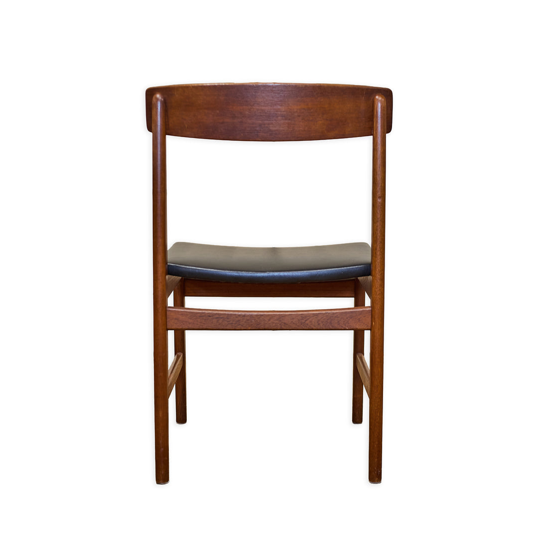 Mid - Century Modern Dining Table with 6 chairs detail view 4 - Whats New Furniture - Portland, Oregon