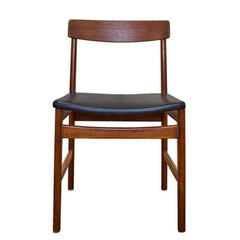 Mid - Century Modern Dining Table with 6 chairs detail view 6 - Whats New Furniture - Portland, Oregon