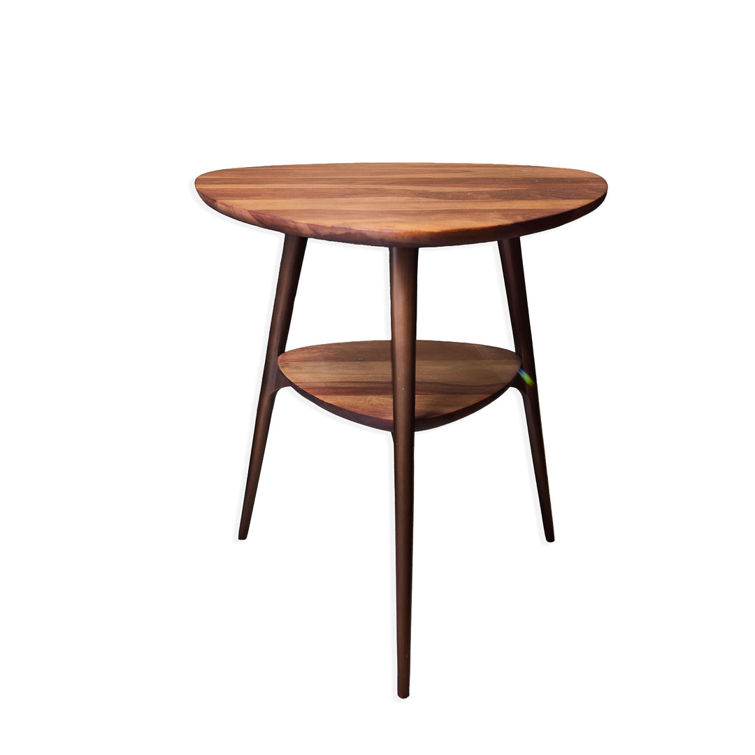Mid Century Modern Wood and Metal End Table - Whats New Furniture - Portland, Oregon