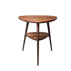 Mid Century Modern Wood and Metal End Table - Whats New Furniture - Portland, Oregon