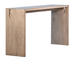 Merwin Console Table - Reclaimed Pine Light Warm Wash front elevation - Console Tables by Dovetail - Whats New Furniture Portland OR