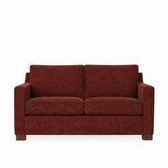 Metro Loveseat in Serenity Cinnamon chenille - Stylus loveseat - Whats New Furniture Portland OR